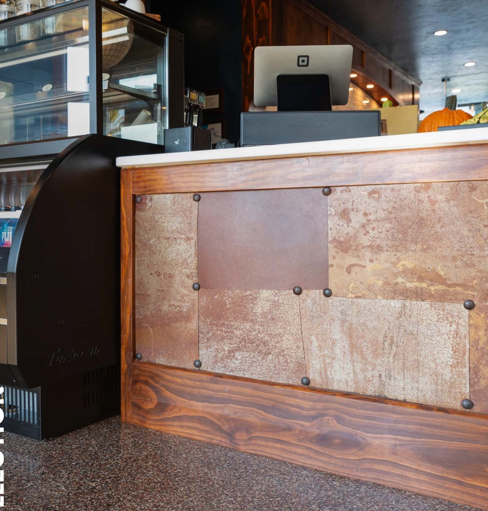 Commercial epoxy flooring in restaurant