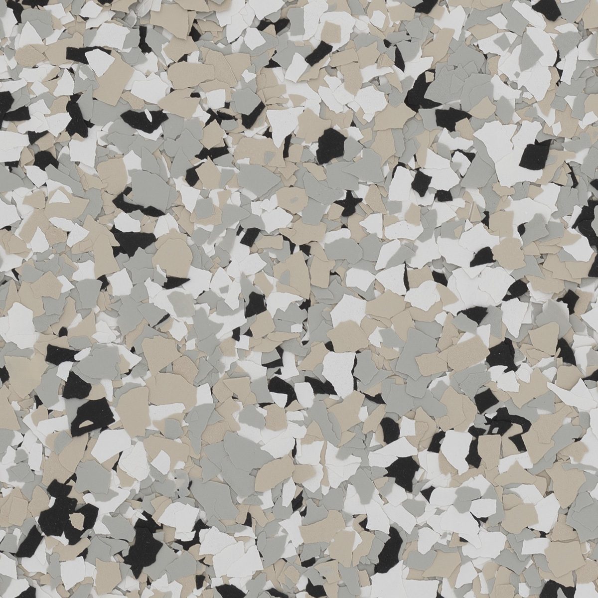 White Granite epoxy floor color