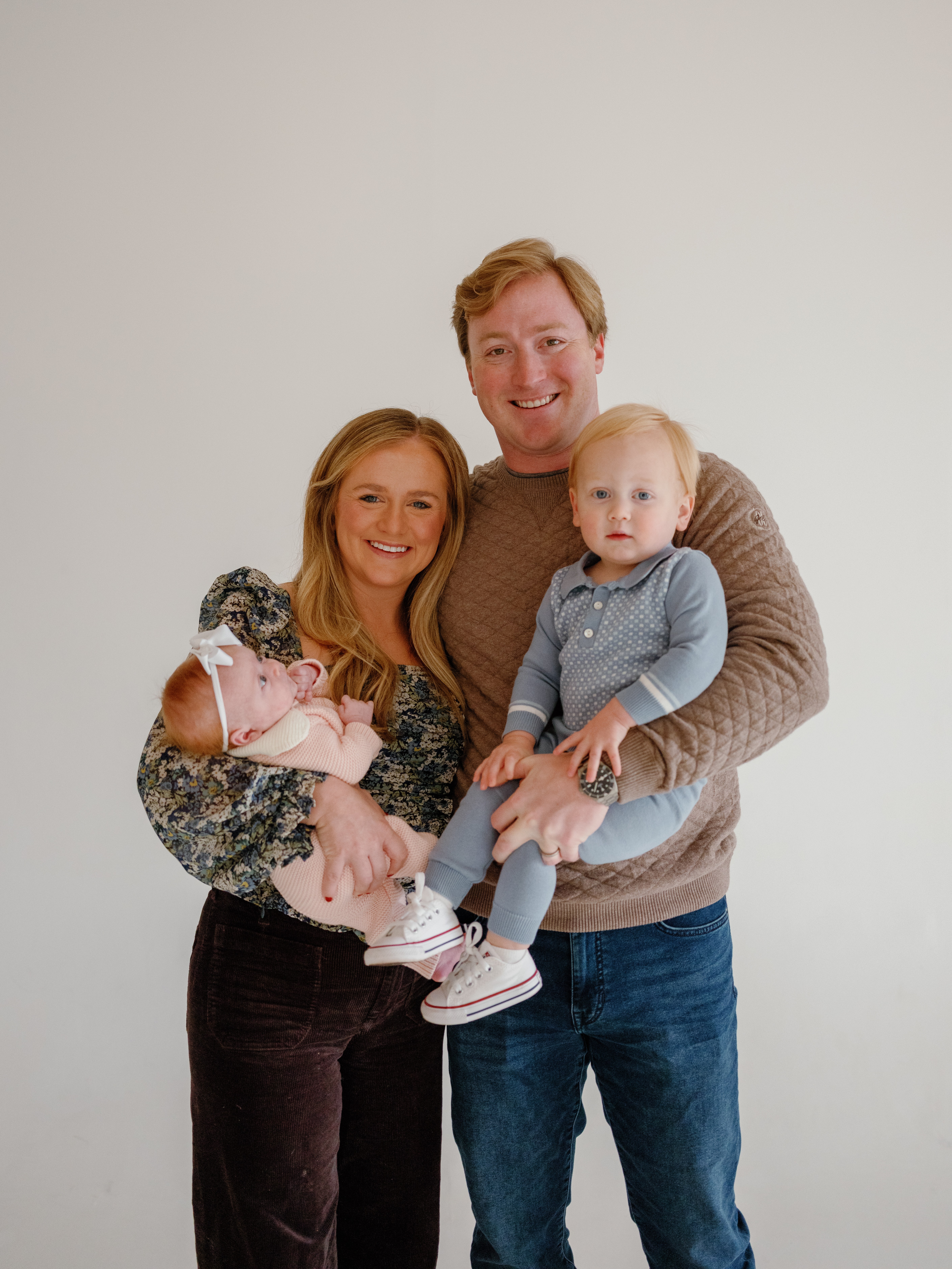 The Sikes family — Conner, Ally, and their kids