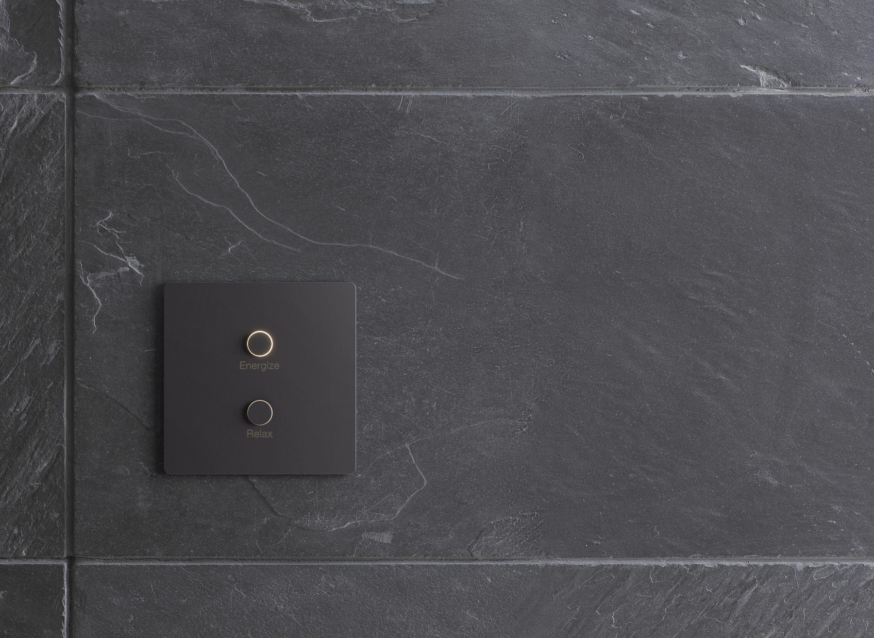 Lutron Alisse keypad dark graphite gray tile Homeworks QS Oklahoma City